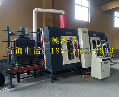 古德燈鏡智能噴砂機(jī)在山東安裝調(diào)試現(xiàn)場(chǎng)